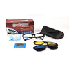 LUNETTES DE CONDUITE 3 EN 1 LUNETTES SOLEIL + LUNETTES NUIT + CADRE LUNETTES