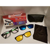 LUNETTES DE CONDUITE 3 EN 1 LUNETTES SOLEIL + LUNETTES NUIT + CADRE LUNETTES