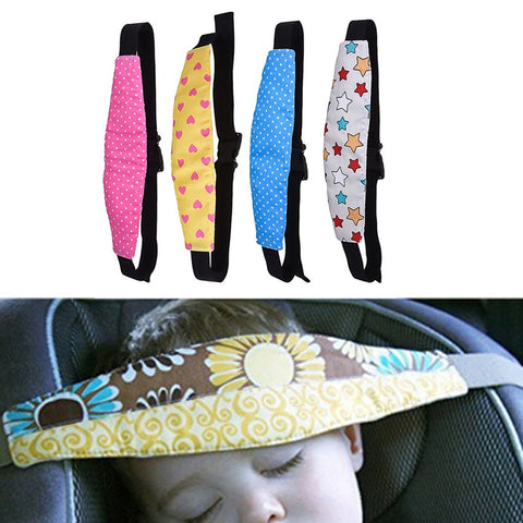 Baby Infant Car Safety Seat Belt Sleep Aid Head Support for Kids Toddler Auto Doze Head Fixed Tape Travel Sleep Aid Head Strap