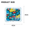 Inflatable Infants Tummy Time Activity Mat Baby Play Water Mat Toys for Kids Mat Summer Swimming Beach Pool Game Baby Gyms Mat