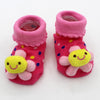 Excellent Quality Baby Girl Foot Socks Funny Happy Socks Newborn Rubber Anti Slip Socks